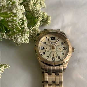 Fossil Chronograph men’s watch In gold tone